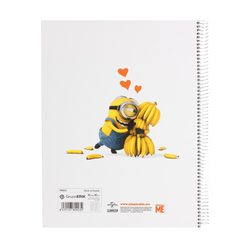 Minions Love Peace A4 Diary - www.entertainmentstore.in