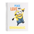 Minions Love Peace A4 Diary - www.entertainmentstore.in