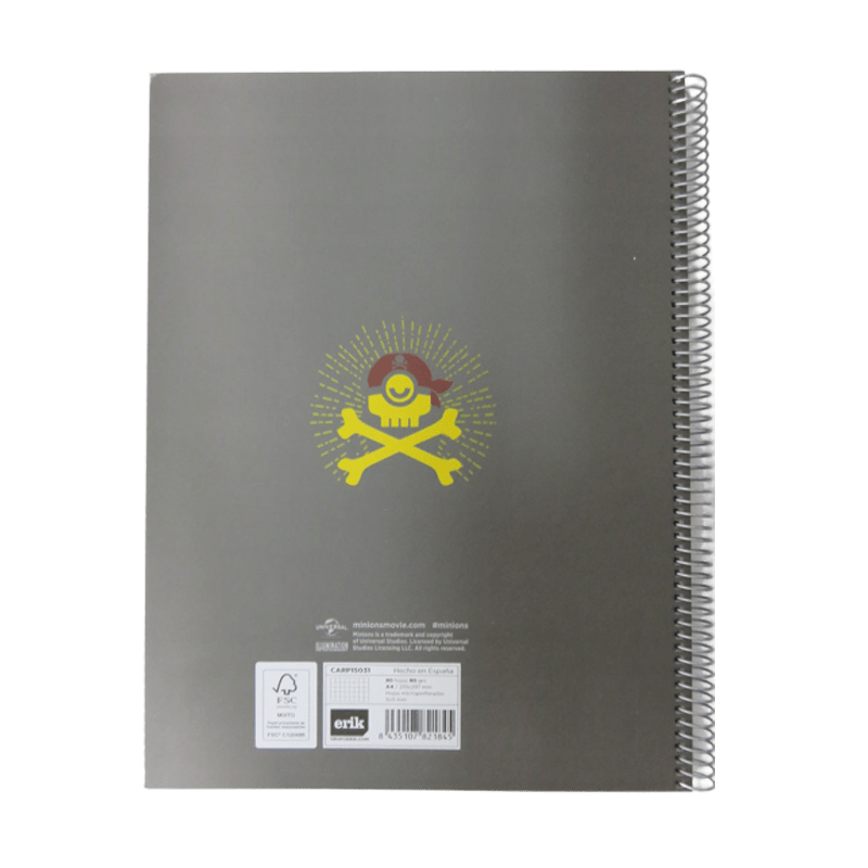 Minions Pirates A4 Diary - www.entertainmentstore.in