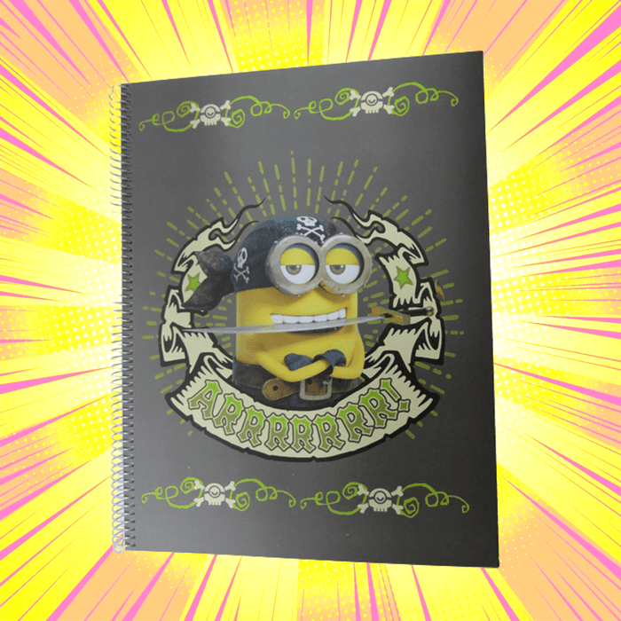 Minions Pirates A4 Diary - www.entertainmentstore.in