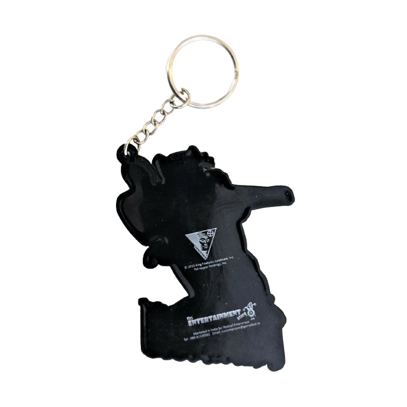 Phantom With Tiger Rubber Keychain - www.entertainmentstore.in