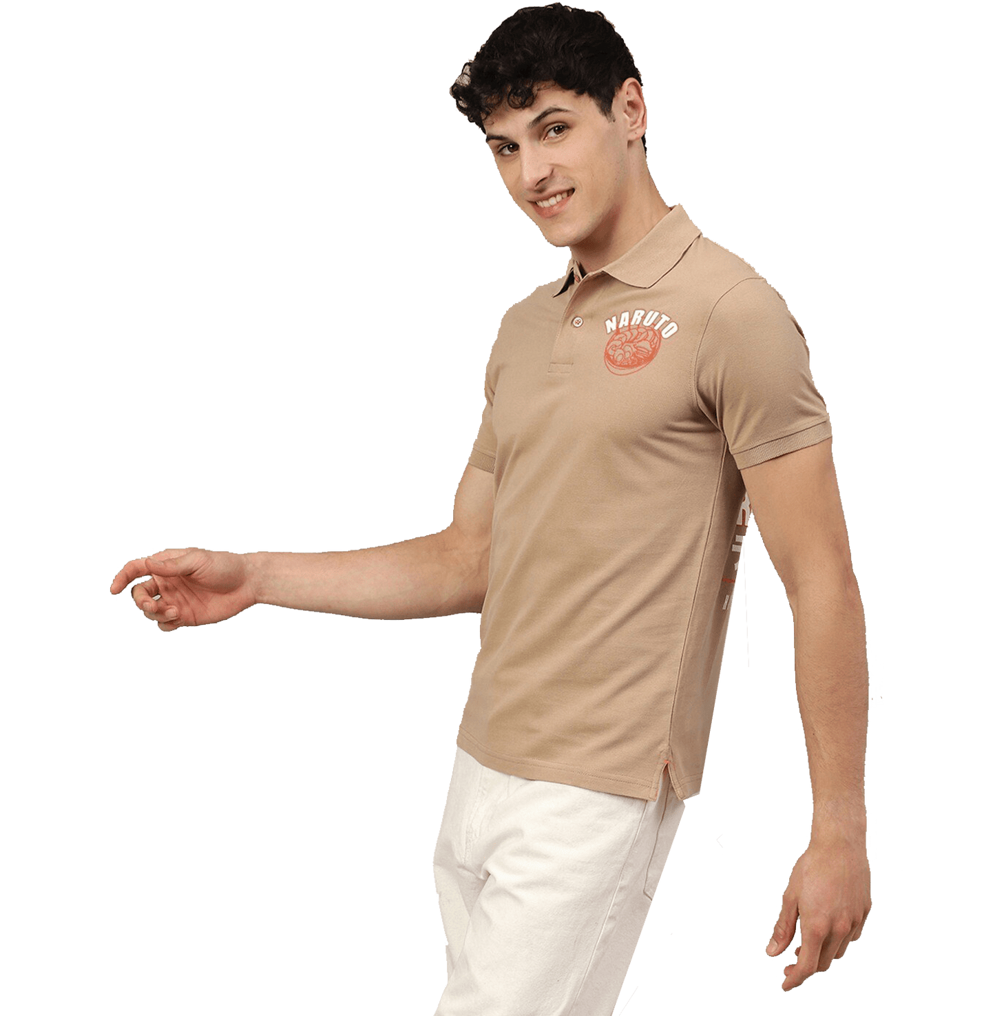 Naruto Ichiraku 2018 Irish Cream Polo T Shirt - www.entertainmentstore.in