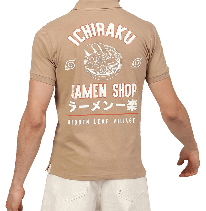 Naruto Ichiraku 2018 Irish Cream Polo T Shirt - www.entertainmentstore.in
