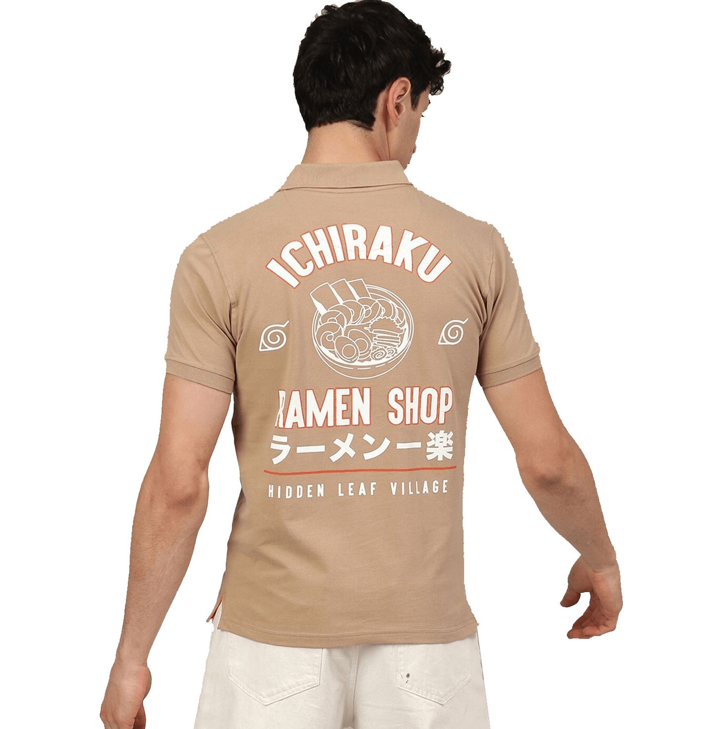 Naruto Ichiraku 2018 Irish Cream Polo T Shirt - www.entertainmentstore.in