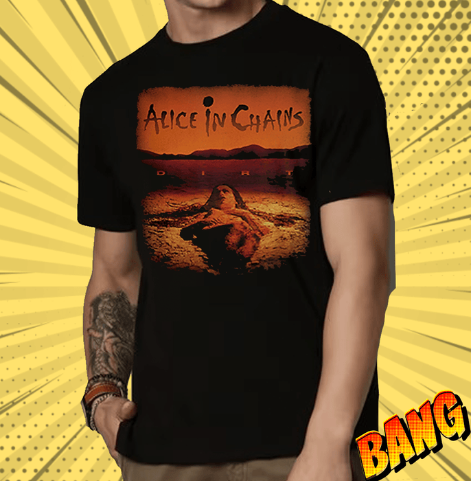 Alice In Chains Dirt Black T Shirt - www.entertainmentstore.in