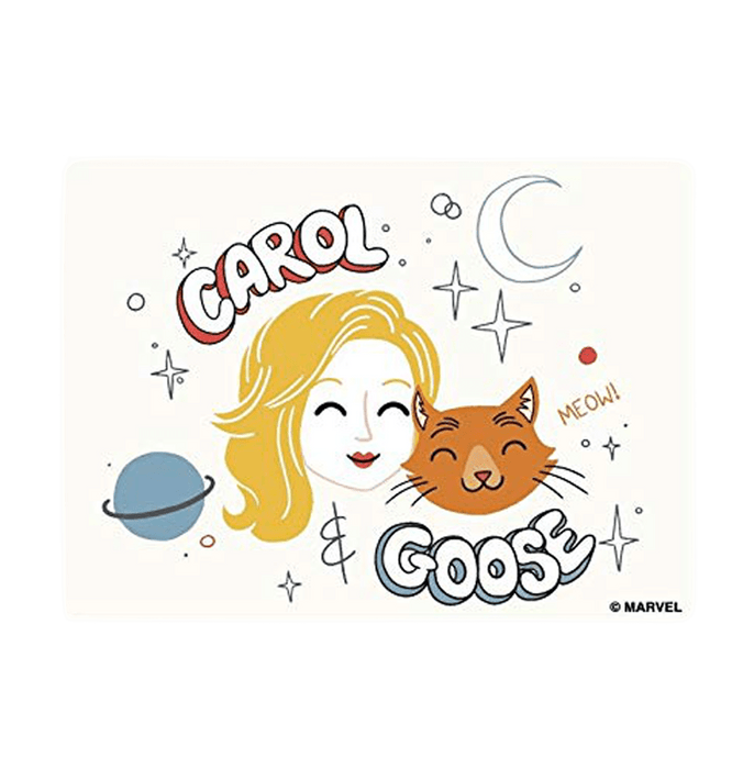 Carol And Goose Captain Marvel Fridge Magnet - www.entertainmentstore.in
