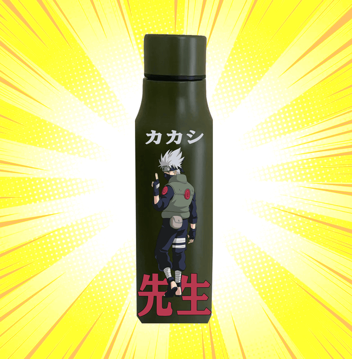 Naruto Kakashi Refresh Vaccum Steel Bottle - www.entertainmentstore.in