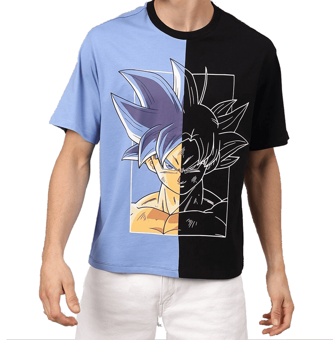 Dragon Ball Z 553 Blue Black T Shirt - www.entertainmentstore.in