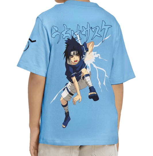 Naruto 0751 Blue Kids Boys T Shirt - www.entertainmentstore.in