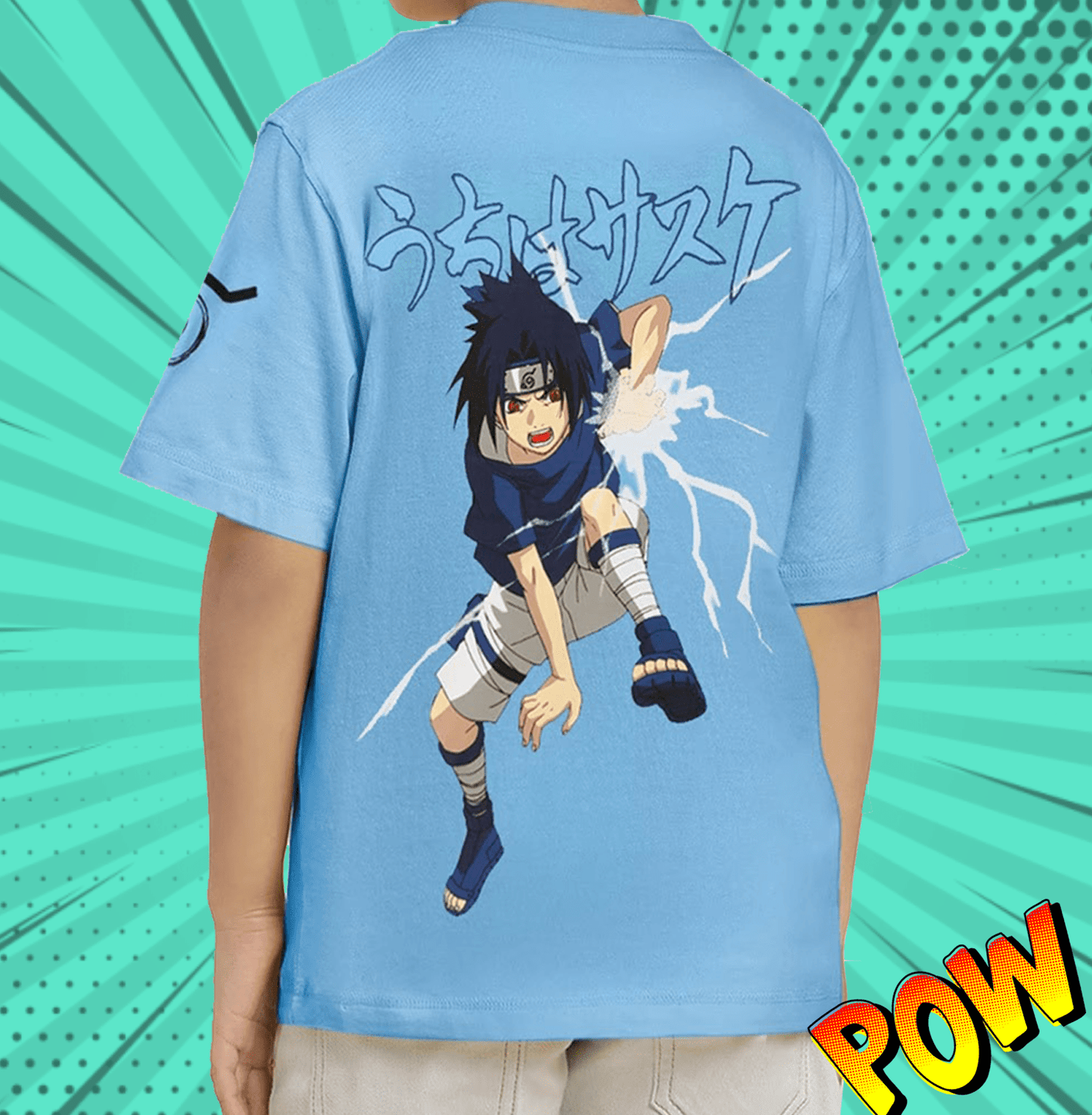 Naruto 0751 Blue Kids Boys T Shirt - www.entertainmentstore.in