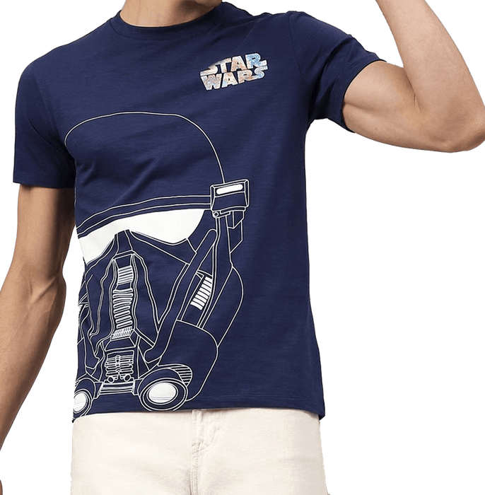 Star Wars 0160 Estate Blue T Shirt - www.entertainmentstore.in