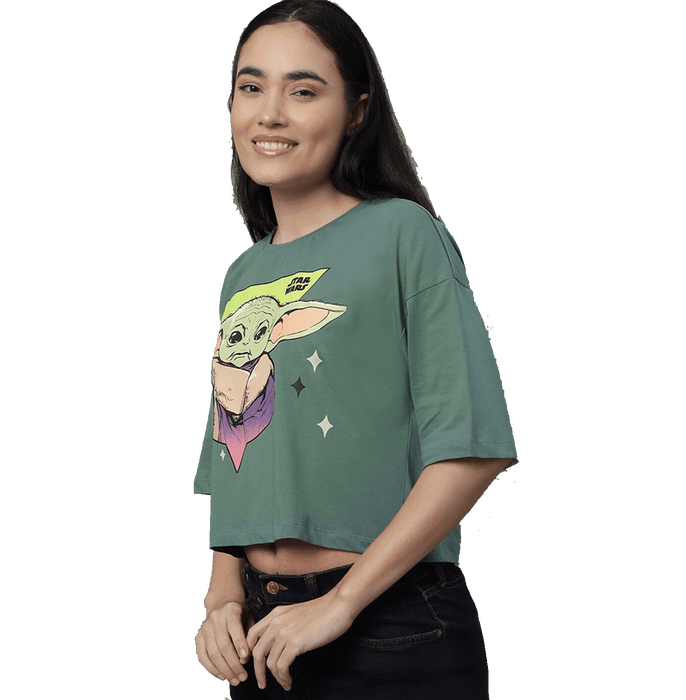 Star Wars 1017 Frosty Green Women T Shirt - www.entertainmentstore.in