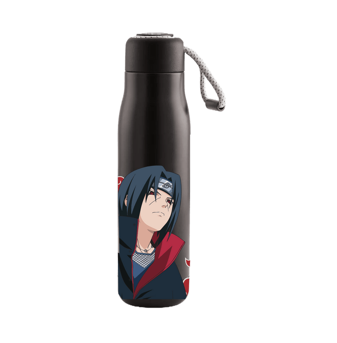 Naruto Itachi Refresh Vaccum Steel Bottle - www.entertainmentstore.in