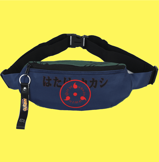 Naruto Kakashi Green Print Fanny Bag 