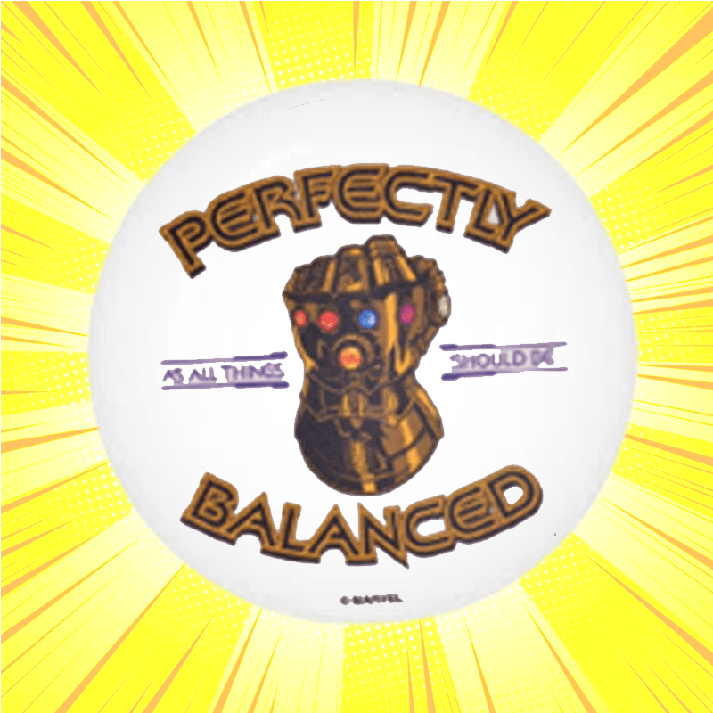 Thanos Perfectly Balance Badge - www.entertainmentstore.in