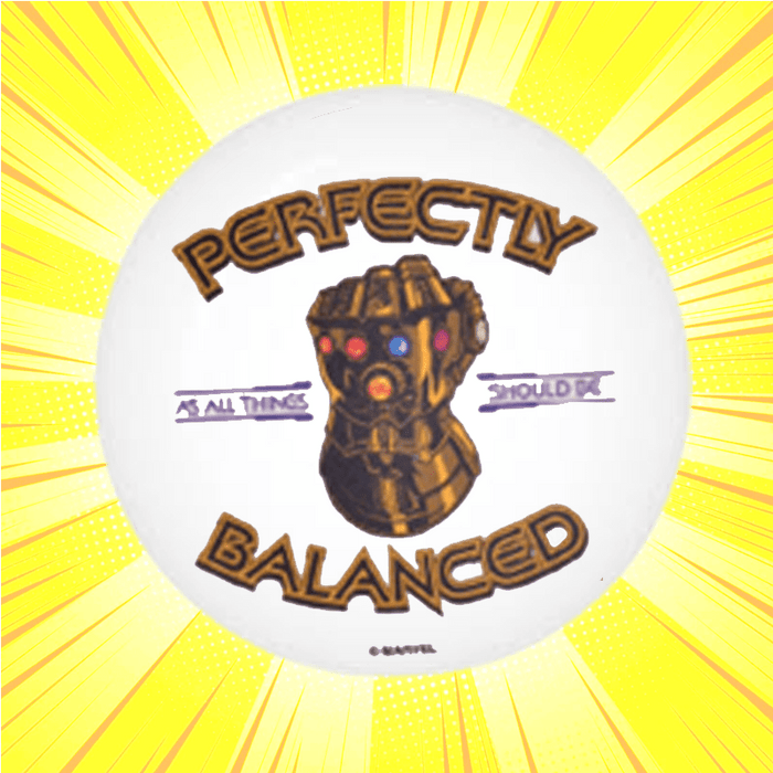 Thanos Perfectly Balance Badge - www.entertainmentstore.in