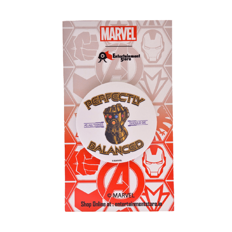 Thanos Perfectly Balance Badge - www.entertainmentstore.in