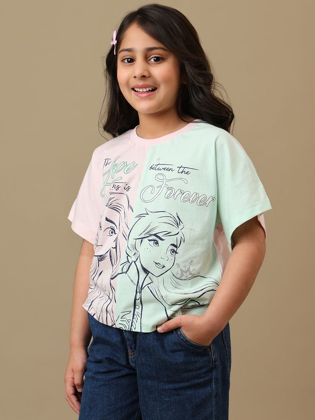 FROZEN  PALE LILAC-BAY KIDS T SHIRT