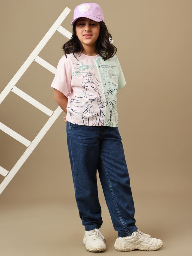 FROZEN  PALE LILAC-BAY KIDS T SHIRT