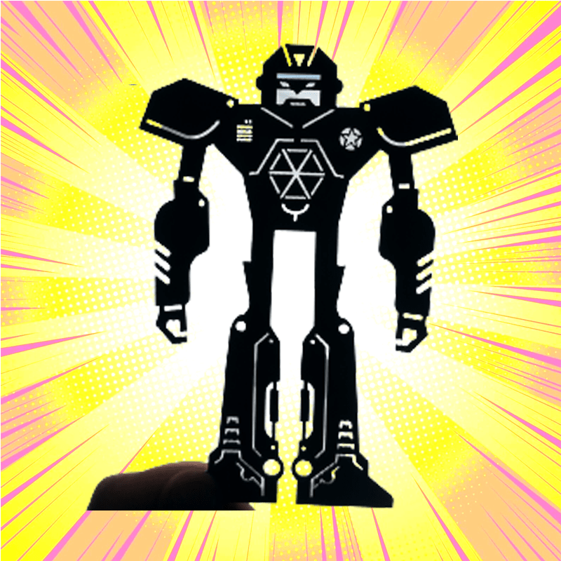 Star One Robot Black  Bookmarks - www.entertainmentstore.in