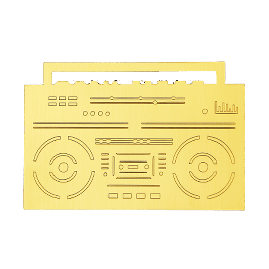 Boom Box Gold Bookmarks - www.entertainmentstore.in