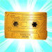 Music Cassette Use It As A Gold Bookmarks - www.entertainmentstore.in