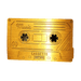 Music Cassette Use It As A Gold Bookmarks - www.entertainmentstore.in