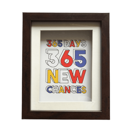 365 Days New Chances Box Frame - www.entertainmentstore.in