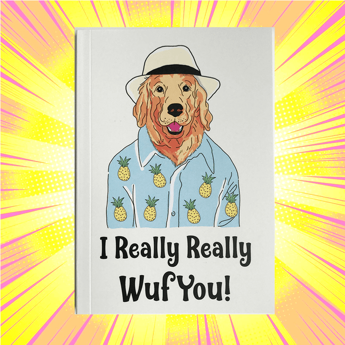 I Really Wuf You Notebook - www.entertainmentstore.in
