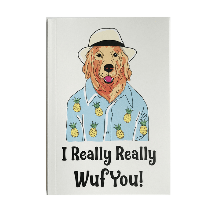 I Really Wuf You Notebook - www.entertainmentstore.in
