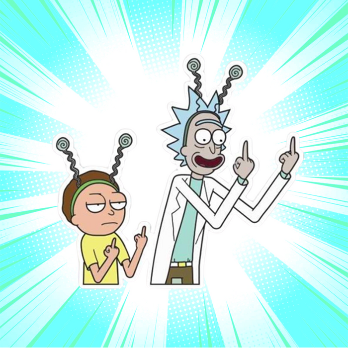 Top 77 rick and morty middle finger wallpaper latest  incdgdbentre