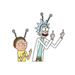 Rick And Morty Flip Off Sticker - www.entertainmentstore.in