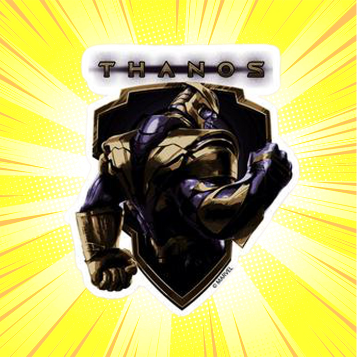 Thanos Avengers End Game Marvel Sticker - www.entertainmentstore.in