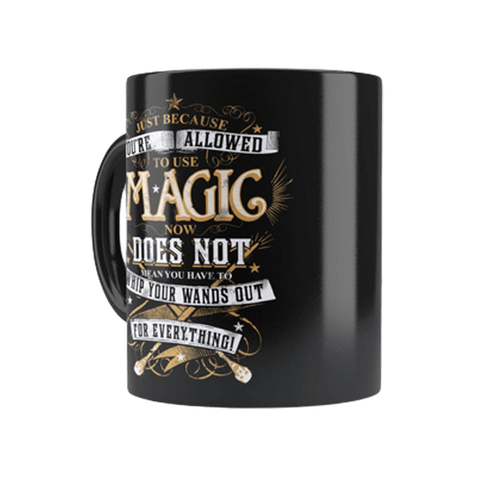 Harry Potter To Use Magic Now Design Premium Black Patch Coffee Mug - www.entertainmentstore.in