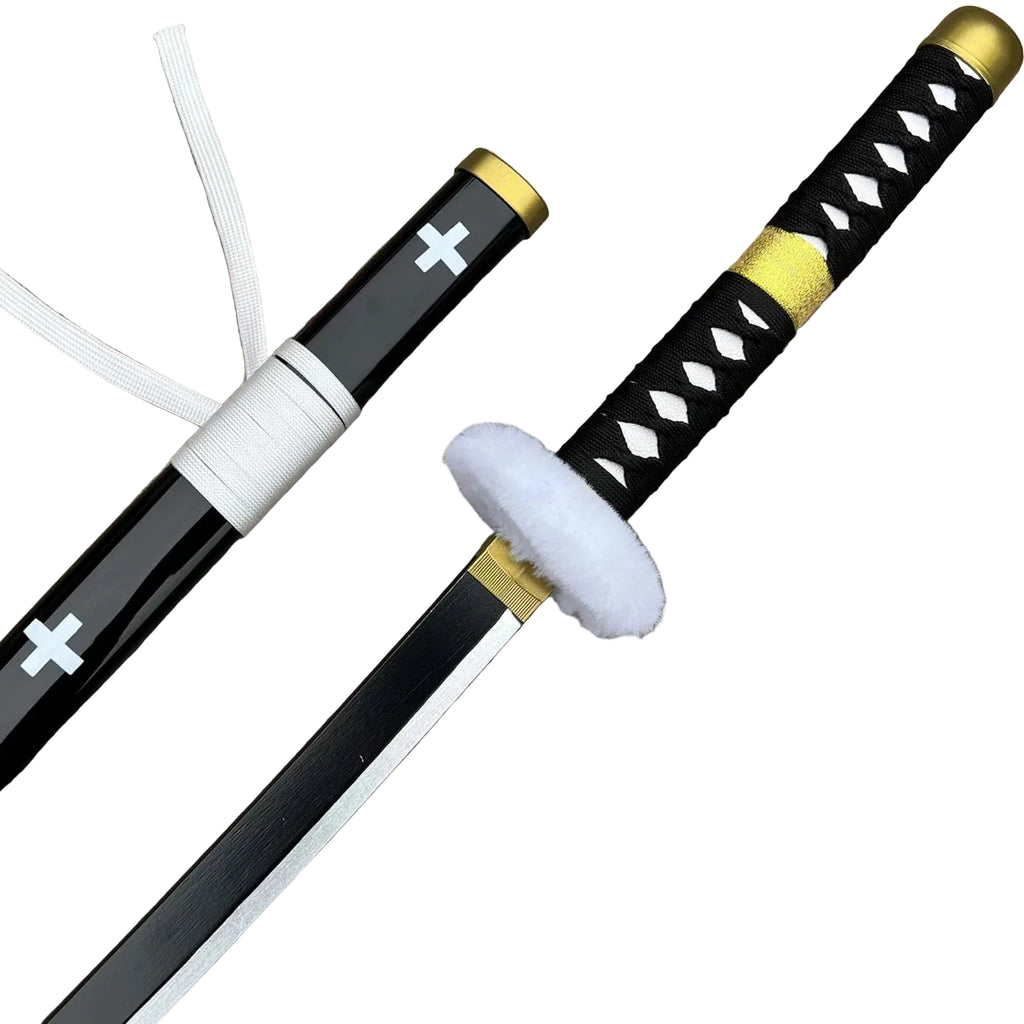 One Piece Doctor Law Black Wooden Katana