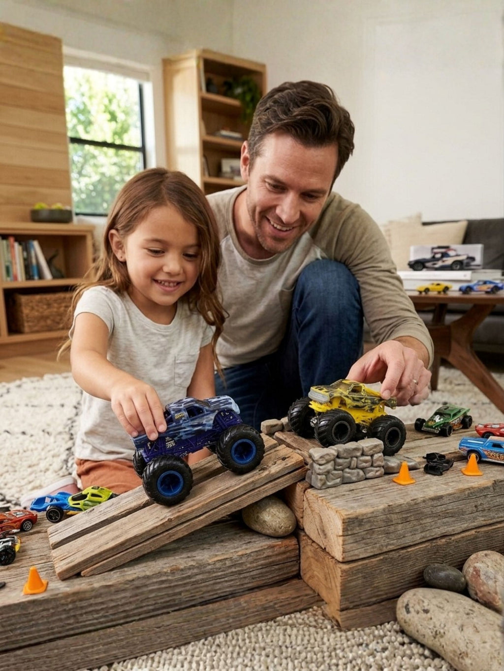 Hot Wheels Monster Trucks The 909 vs Pure Muscle 2-Pack