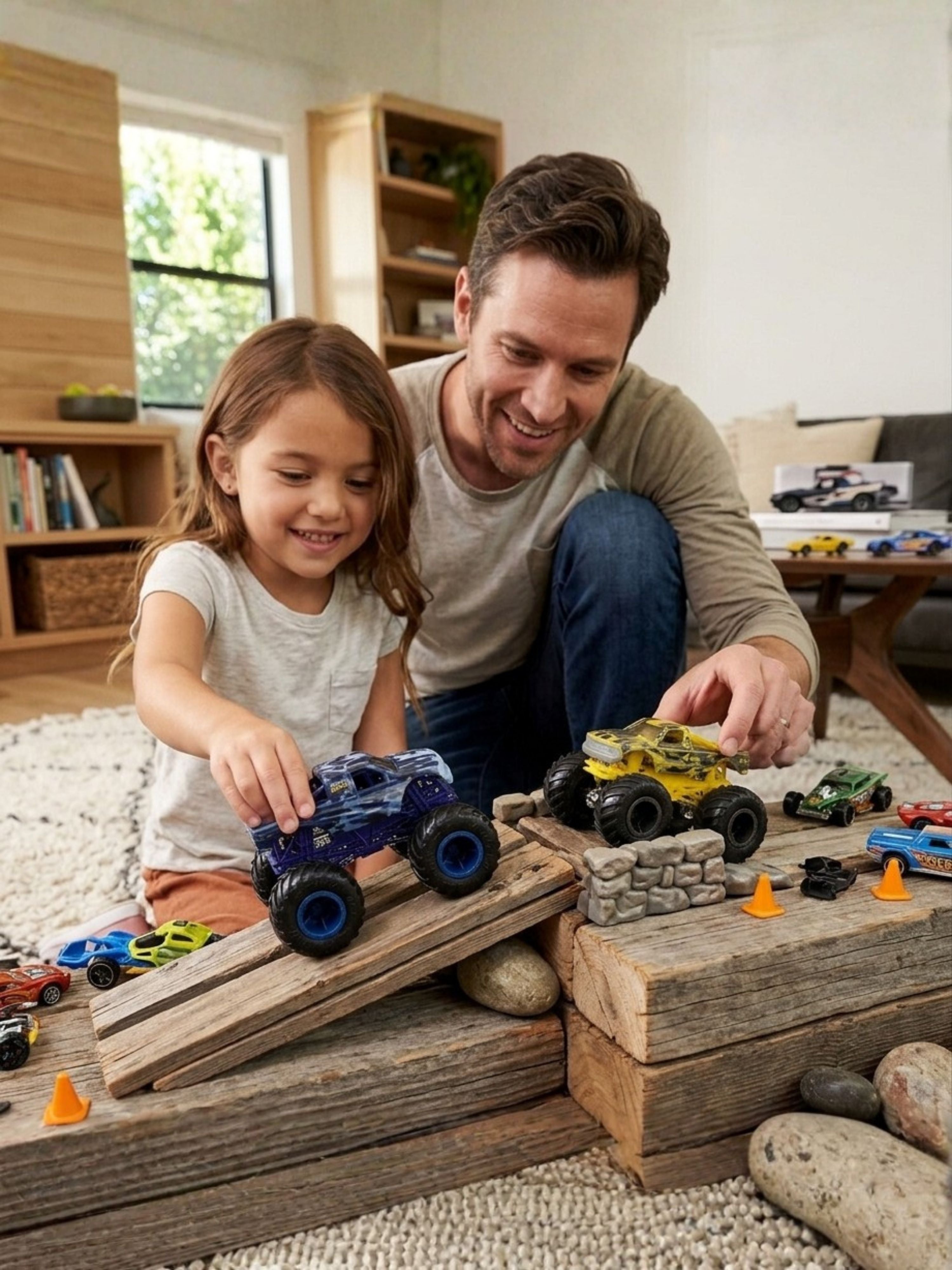Hot Wheels Monster Trucks The 909 vs Pure Muscle 2-Pack