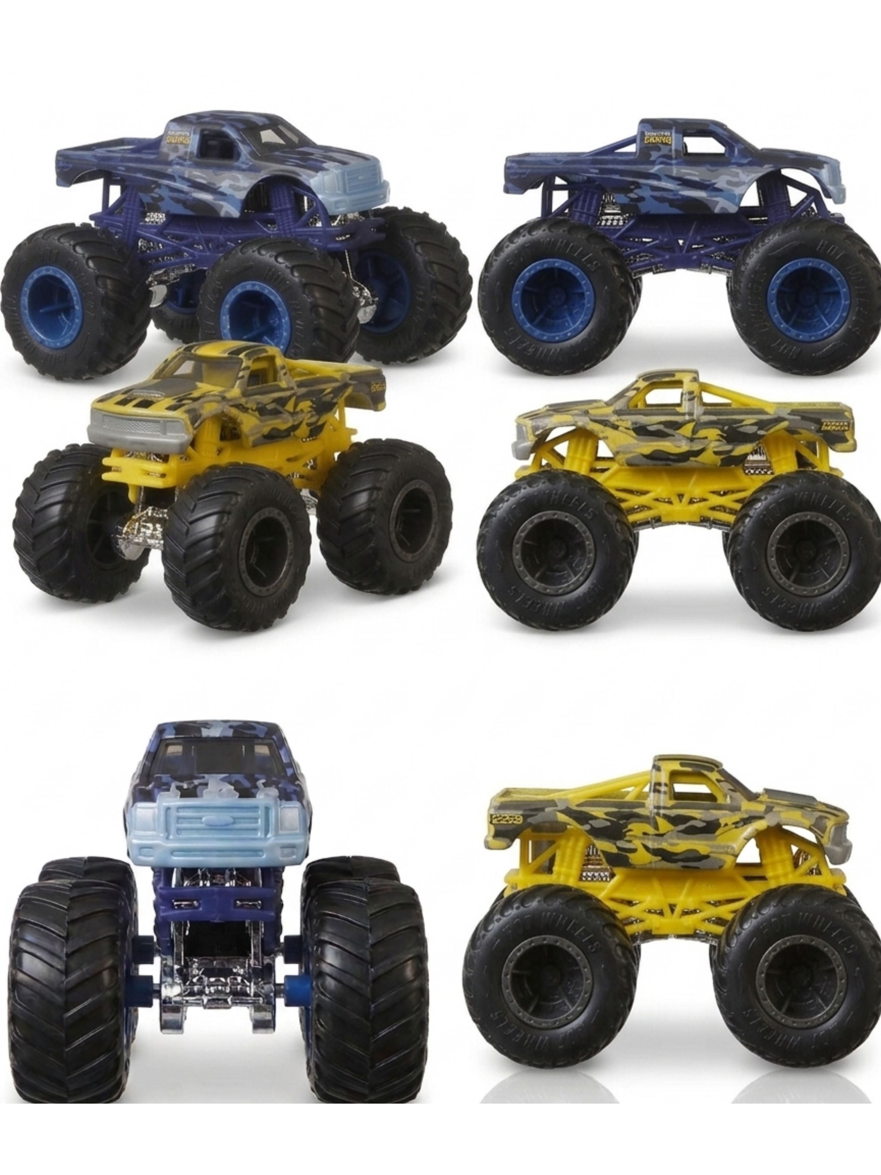 Hot Wheels Monster Trucks The 909 vs Pure Muscle 2-Pack