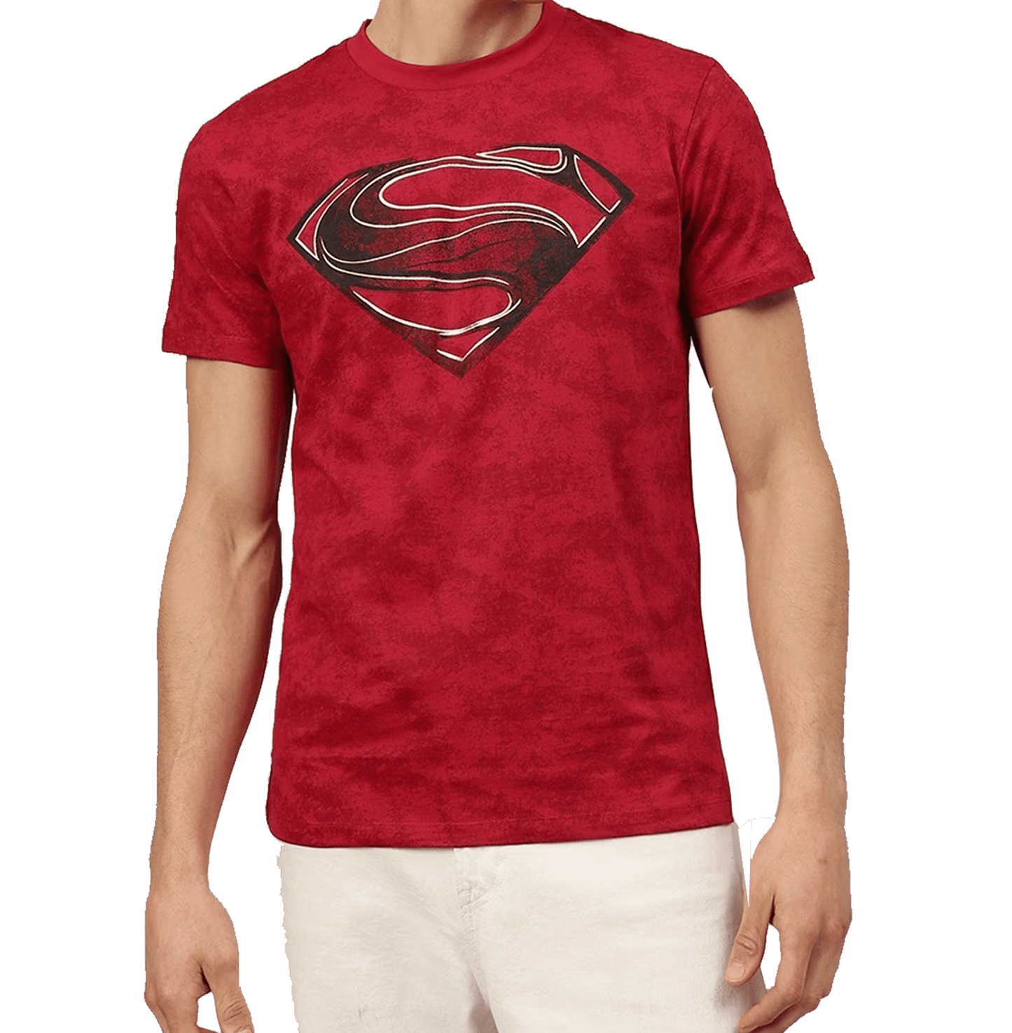 Superman 0210 Salsa Red T Shirt - www.entertainmentstore.in