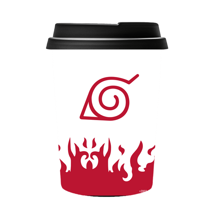 Naruto Leaf Symbol White Idea Cafe Suction Cup - www.entertainmentstore.in