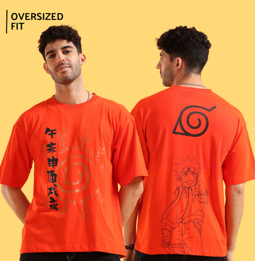 Naruto Orange Oversize T Shirt - www.entertainmentstore.in