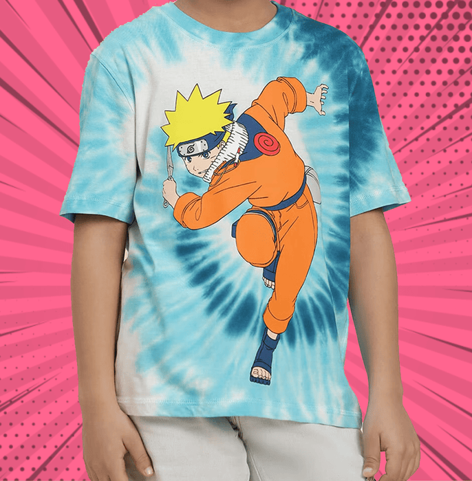 Naruto 711 Multi Kids Boys T Shirt - www.entertainmentstore.in