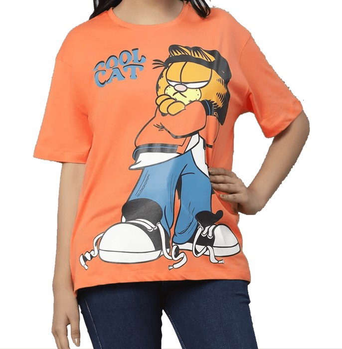 Garfield 1011 Tangerine Women T Shirt - www.entertainmentstore.in