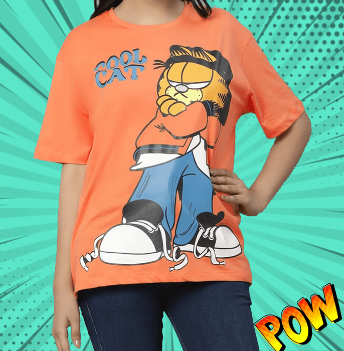 Garfield 1011 Tangerine Women T Shirt - www.entertainmentstore.in