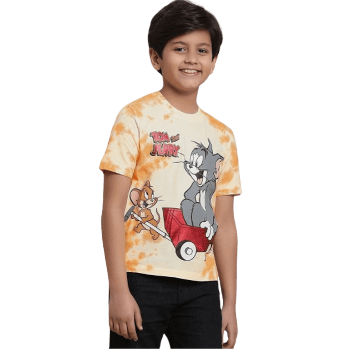 Tom And Jerry 652 Multi Kids Boys T Shirt - www.entertainmentstore.in