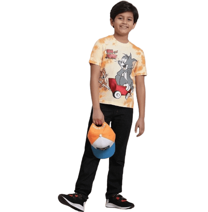 Tom And Jerry 652 Multi Kids Boys T Shirt - www.entertainmentstore.in