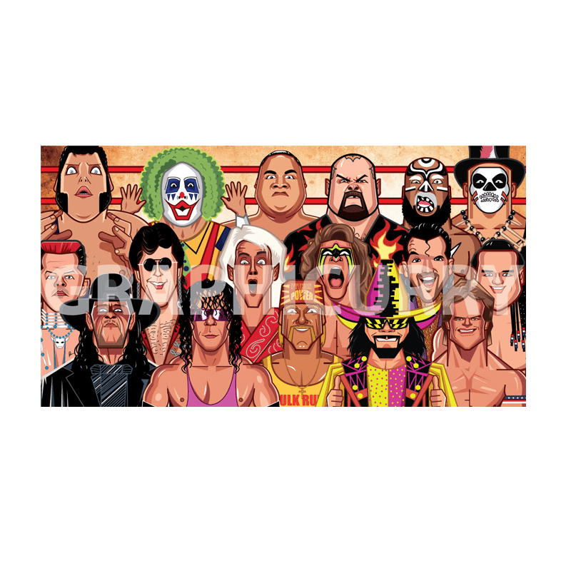 WWE A3 Laminate - www.entertainmentstore.in