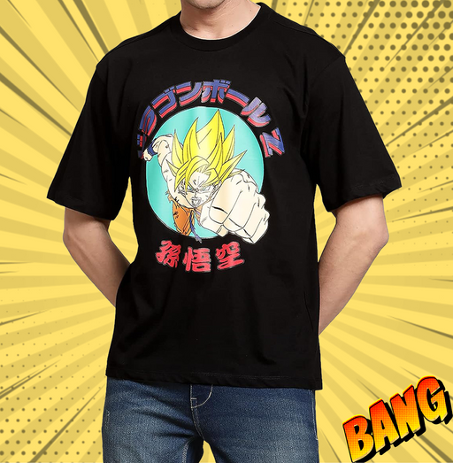 Dragon Ball 2289 Black Mens T Shirt - www.entertainmentstore.in