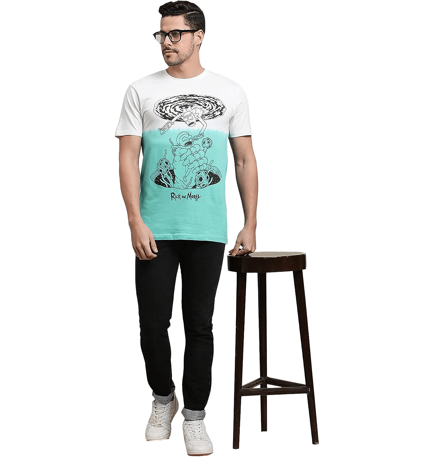 Rick And Morty 1076 Bermuda Green Mens T Shirt - www.entertainmentstore.in