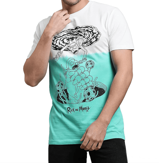 Rick And Morty 1076 Bermuda Green Mens T Shirt - www.entertainmentstore.in